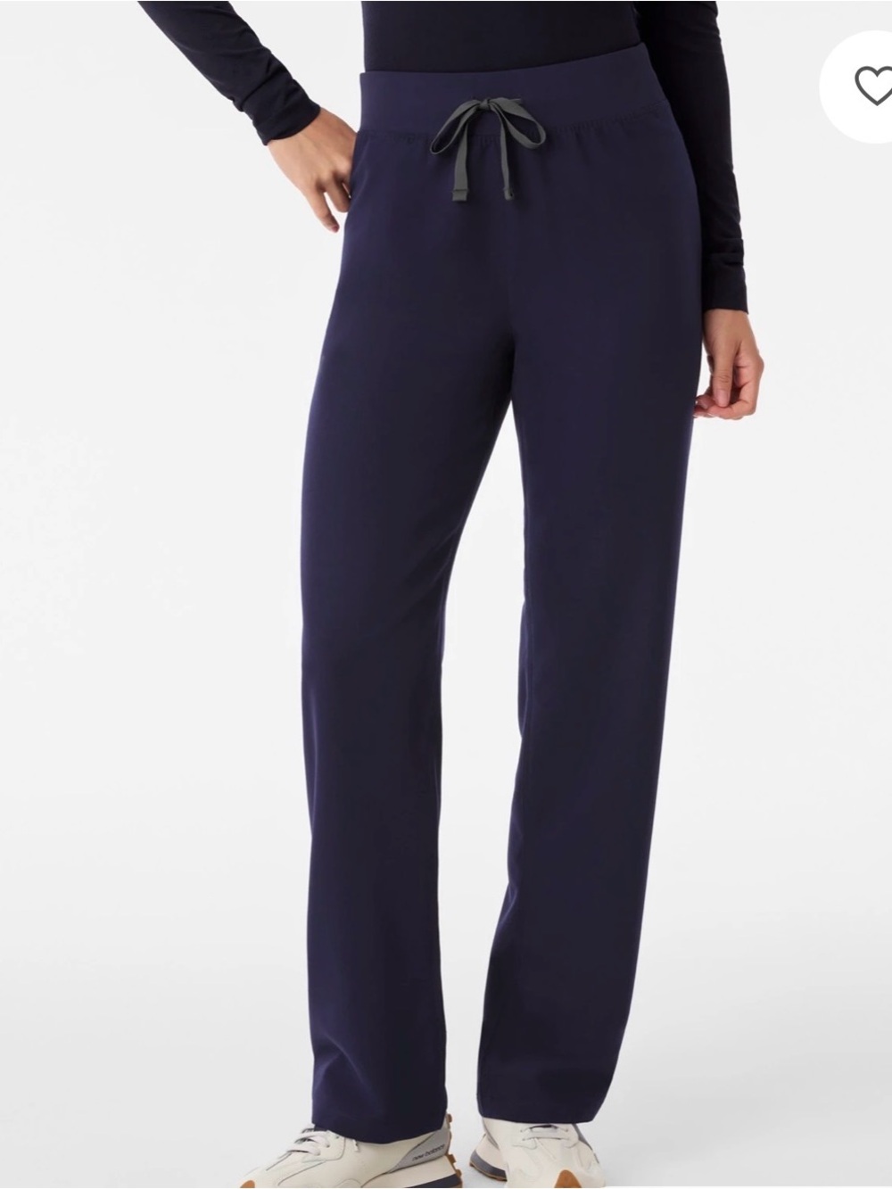 Figs Women’s Livingston Straight Leg Scrub Pant in Navy, size S